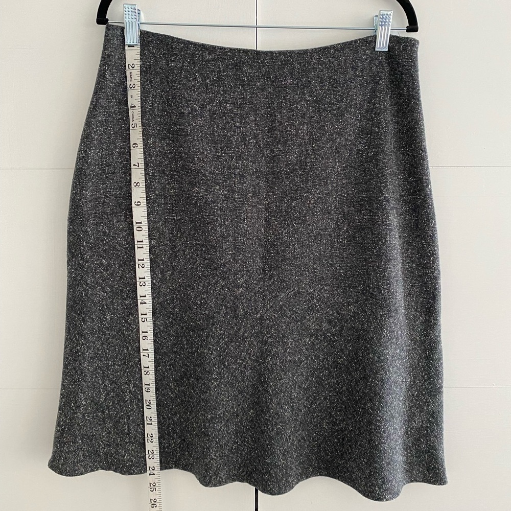 Geoffrey Beene Charcoal A-Line Skirt